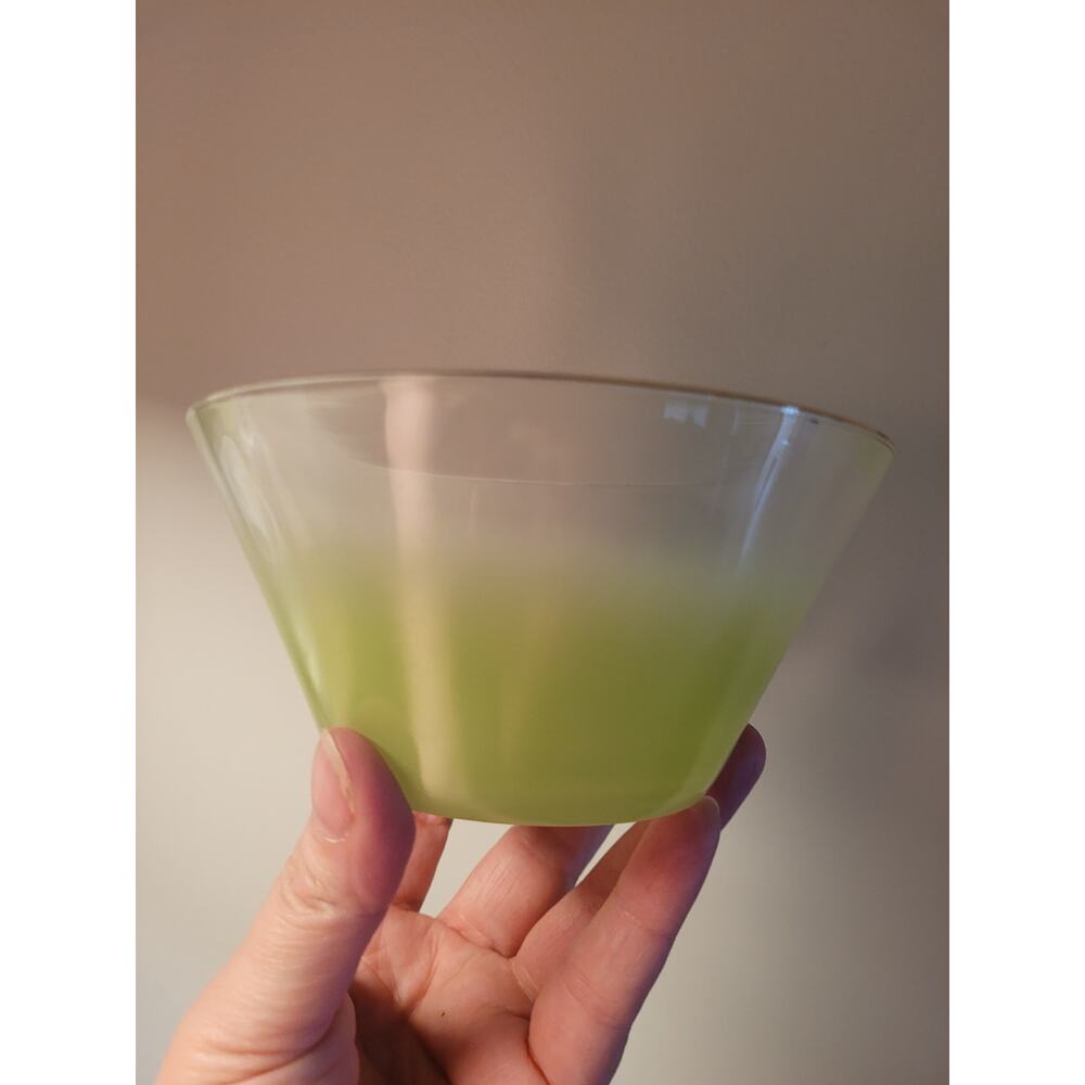 Vintage Blendo Salad Serving Bowls - Lime Green